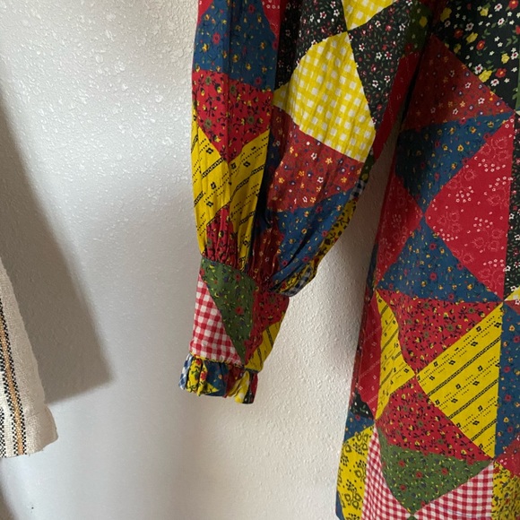 Doen Adalina Patchwork Babydoll Dress - Picture 3 of 7